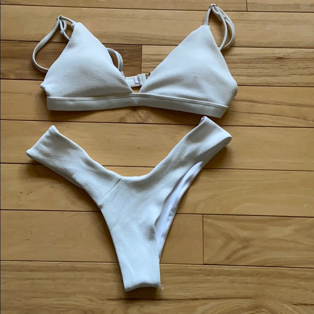 White bikini